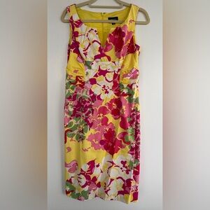 Adrianna Papell Floral Midi Sleeveless Dress - Sz. 10